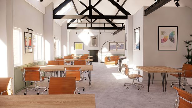 How the new flexible offices and co-working hub at The Jointworks will look