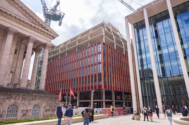 Fourth office building tops out on Birmingham's Paradise estate
